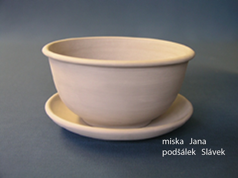 miska Jana + podšálek Slávek