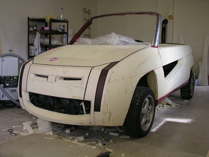 Cabrio – výroba modelu